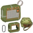thumbnail image 1 of Accesory JCHPINE Funda de silicona y funda rígida de viaje para altavoz Bluetooth ultraportátil JBL Go 4, 1 of 7