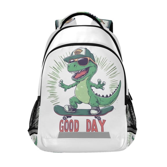 ALAZA Cute Dinosaur Backpack Elementary School Bag Bookbag Travel Rucksack