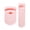 Pink, variant on 2 pcs Cute Eyelash Curler Set Portable Wide Angle Long Lasting Lash Lift Mini Travel Eyelash Curler - red