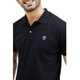 thumbnail image 2 of Playera Tipo Polo Negra Corte Slim Fit Con Bordado Para Caballero, 2 of 4