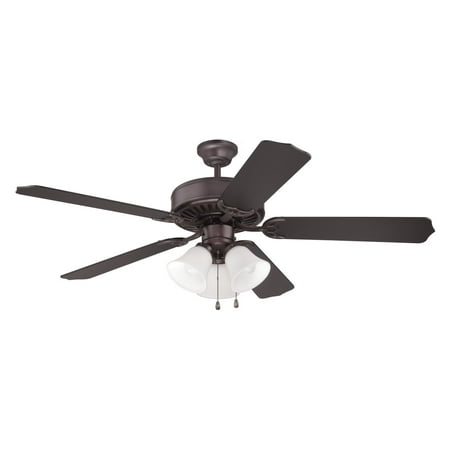 Craftmade 205 Pro Builder 52 in. Indoor Ceiling Fan with Pointed Blades and 3