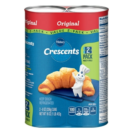 Pillsbury, Crescent Rolls Original, 2 Pack, 16 Oz., 16 Count