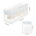 thumbnail image 6 of Callipe 20/40 Pcs Transparent Jewelry Storage Bags Dustproof Moisture-proof Antioxidation Waterproof Earrings Rings Necklace Storage Pouches with Storage Box, 6 of 8