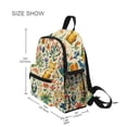 thumbnail image 3 of FORMRS Kids School Backpack with Front Zippered Pocket 12" Student Travel Daypack, Floral Animals, 3 of 6