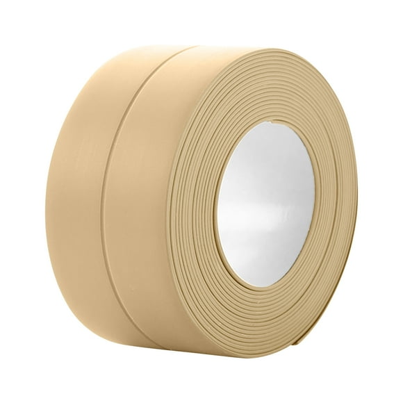 Fiudx Cinta Adhesiva Impermeable para Esquinas de Pared, Fácil de Limpiar, Diseño En Ángulo Recto, Pvc, para Uso Doméstico, Baño y Cocina, Aplicación Flexible, 3,2 M de Largo, 3,8 Cm de Ancho.