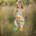 thumbnail image 4 of Easter Toddler Kids Printing Jumpsuit Playsuit Strap Romper Summer Outfits Clothes for Boys Girls, 4 of 6
