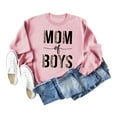 thumbnail image 4 of HGYCPP Women Fall Sweatshirt Mom of Boy Leopard Letter Graphic Pullover Top Mothers Day, 4 of 19