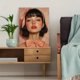 thumbnail image 5 of Qisvanset Framed Canvas Wall Art 12x16 Inch Pink Bow God Is Good Coquette Girly Bible Art, 5 of 5