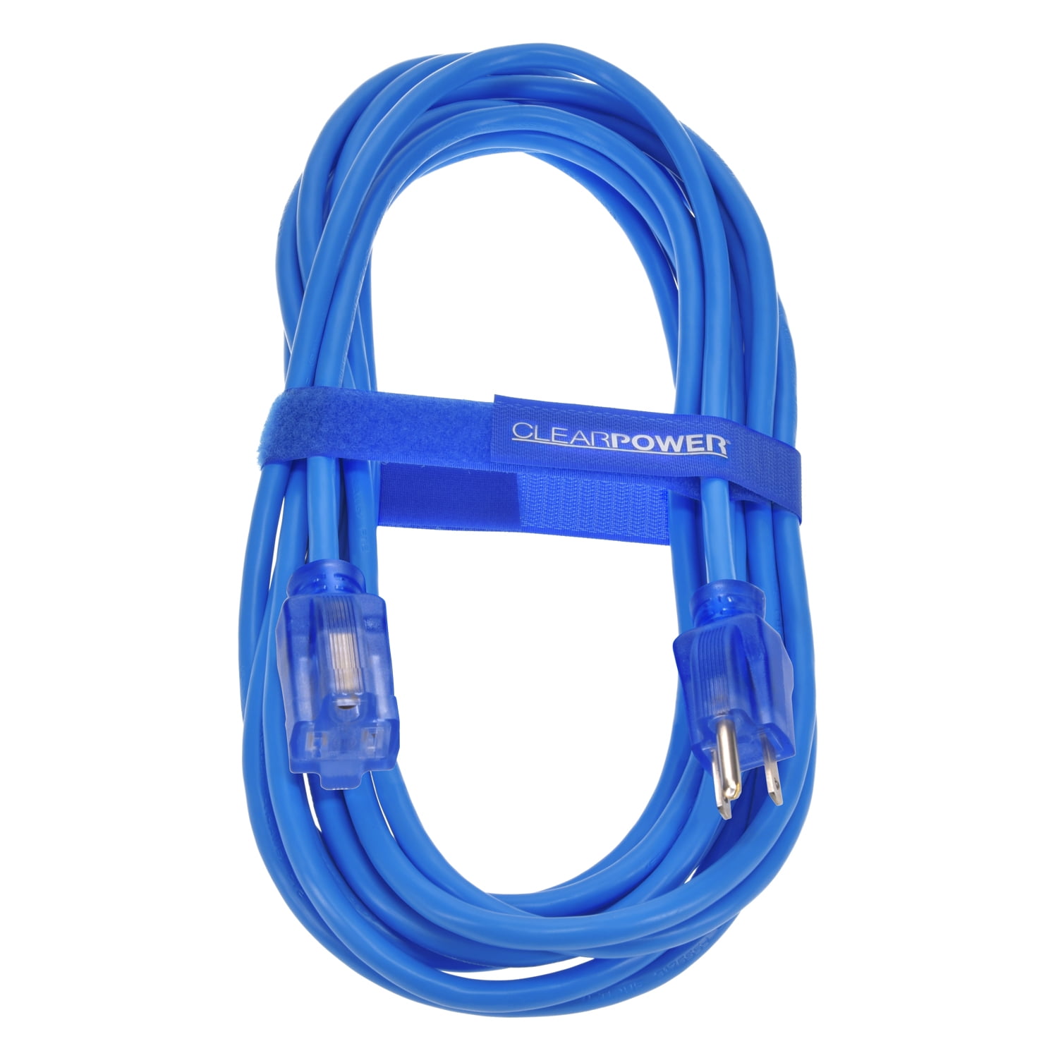 Clear Power 16/3 SJTW 15 ft Extreme Cold Weather Outdoor Extension Cord