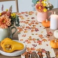 thumbnail image 4 of Thanksgiving Highland Cow Table Runner, Autumn Thanksgiving Kitchen Dining Table Decoration for Home Party Decor 13x60 Inches, 4 of 9