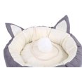 thumbnail image 2 of XISOBO Round plush pet cat bed with detachable pillow, 2 of 4