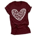 thumbnail image 1 of Birdeem Femmes Saint-Valentin Imprimé T - Mode Confortable Chemisiers Hauts pour Femme, 1 of 1