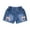 Blue-06, variant on Ugoldhm Girls' Bow Accent Denim Shorts (2-7Y) Elastic Waist & Summer Casual Everyday Jean Shorts