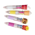 thumbnail image 4 of 4Pcs Multicolor Ballpoint Pen 4 Color-in-1 Ballpoint Pen 0.7MM Tip for Color Coding Journaling Office Writing Supplies, 4 of 9