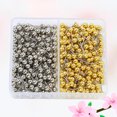 thumbnail image 4 of EeaseCA 400pcs Metal Colour 4 MM Pin Plastic Head Pushpins Ball Shape Map Pin Round, 4 of 7