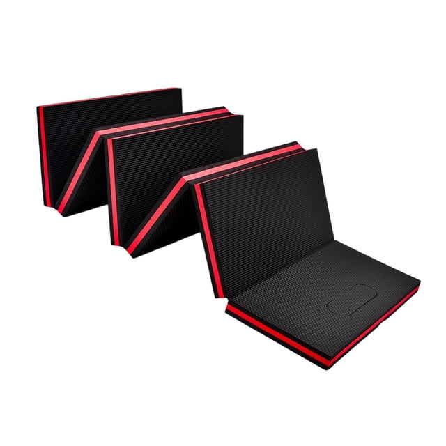 Mecánica plegable EVA Mat de plegable Plegable Mat de EVA Mantenimiento premium Rojo