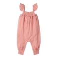 thumbnail image 3 of Modern Moments by Gerber Baby Girl Flutter Sleeve Gauze Romper, Sizes 0/3M-24M, 3 of 8