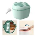 thumbnail image 4 of thinsony 10KG Dog Food Storage Container Cereal Rice Case Organizer Sealed Can Green, 4 of 9