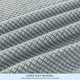 thumbnail image 4 of CHOK 2024 Housse de Canapé Extensible à Carreaux Texturés avec Housse de Coussin Séparée (Canapé Gris), 4 of 6
