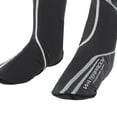 thumbnail image 3 of Cubrezapatillas de ciclismo Cola Cubrezapatillas térmicas a prueba de viento Resistente al agua Negro gris, 3 of 6