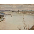 thumbnail image 2 of Jacek Malczewski 18x15 Black Ornate Wood Framed Double Matted Museum Art Print Titled - Spring Thaw (1905), 2 of 5