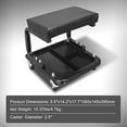 thumbnail image 5 of JACK BOSS Rolling Creeper Garage/Shop Seat: Padded Mechanic Stool with Tool Tray Storage, Black Large,ATR6300BW, 5 of 6