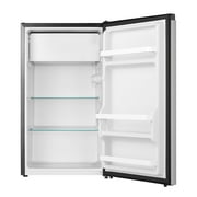Hisense 4.4 Cu Ft Compact Refrigerator, Stainless Steel Single Door Mini Fridge, Energy Star for Apartment, Dorm, Office, Garage