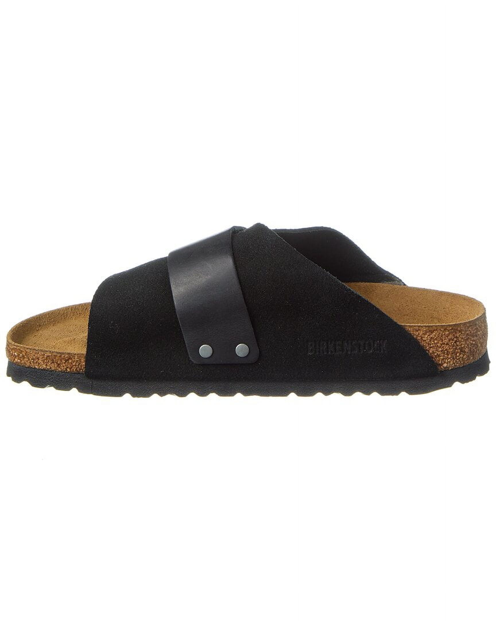 Birkenstock Kyoto Narrow Fit Suede Sandal, 41, Black