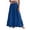 A-Blue800, variant on Wxolcjlv Women's Solid Tiered Maxi Skirt Smocked Waist Gathered Ruffle Layer Flared Silhouette Skirts