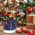thumbnail image 6 of Haiem Floral Hippie Mushrooms Pattern Santa Hat Confortable Velvet Christmas Hat for Christmas Party Favors Fit for Adults Men Women, 6 of 6