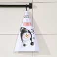 thumbnail image 2 of AMERTEER Hand Towel Do The Dishes Skin-affinity Excellent Merry Christmas Cute Snowman Dishcloth, 2 of 4