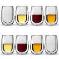 thumbnail image 2 of Moderna Artisan Series Double Wall Insulated Wine Glasses - Set of 8 Wine and Beverage Glasses, 2 of 8