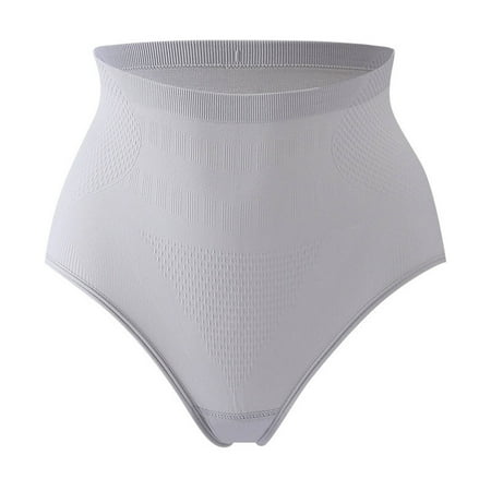 

Patlollav Ladies Plus Size Briefs High Waist Warm Belly Hip Lift Thin Waist Panties Underwear