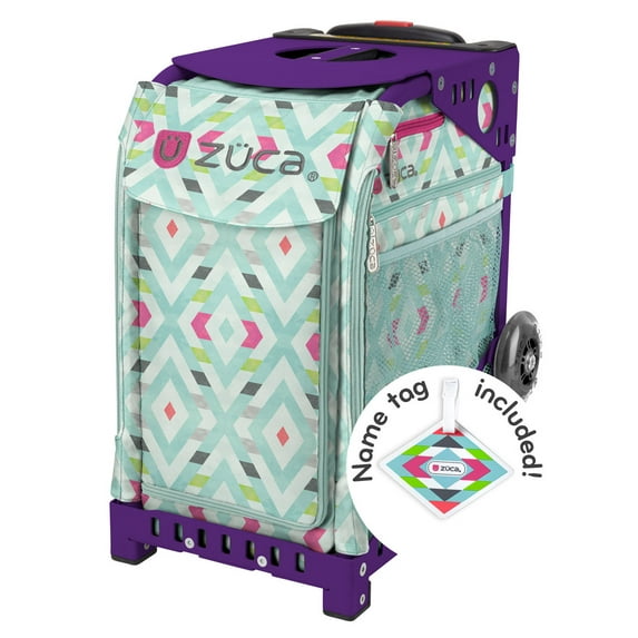 Zuca Sport Bag - Chevron + Free Lunchbox