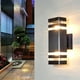 thumbnail image 2 of Luces Al Aire Libre Montaje de Pared Lámpara de Pared Al Aire Libre, Instalación de Iluminación Al Aire Libre Montada en la Pared, Lámpara de Pared Al Aire Libre Moderna Porche, Lámpara de Pared Al Ai, 2 of 8