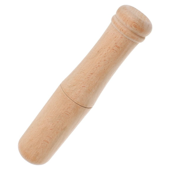 Garlic Hammer Masher Kitchen Tool Seasoning Pestle Rod Blender Garlic Pounding Tool Beech 17.00X3.20X3.20CM