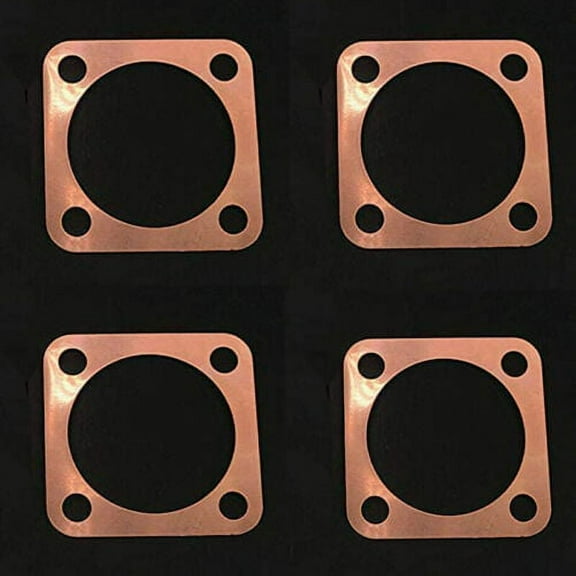 DONSP1986 4PCS 66CC/80CC Cylinder Copper Gaskets - 2 Stroke Engine Motorized Bike