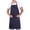 Navy Blue, variant on Denim Apron with Pockets for Men Women Large Bib Apron for Cooking Grilling Baking Working Gift