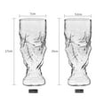 thumbnail image 4 of Gift Hercules Craft Souvenir Football Model Drink Bottle Glass Cup Beer Mug 350ML A, 4 of 5