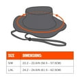 thumbnail image 7 of Ergodyne Chill-Its 8936 Lightweight Ranger Hat With Mesh Paneling, Small/Medium, Olive, 7 of 7