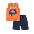 thumbnail image 2 of Kids Headquarters Infant Boys 2 Piece Orange King Crabby Tank Top & Shorts 24m, 2 of 2