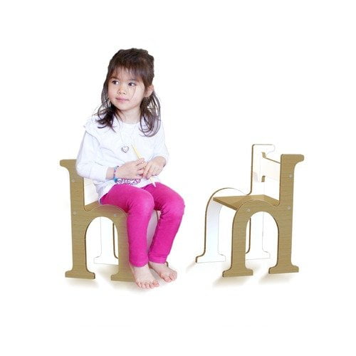 Tambino Typographic ''H'' Kid's Novelty Chair