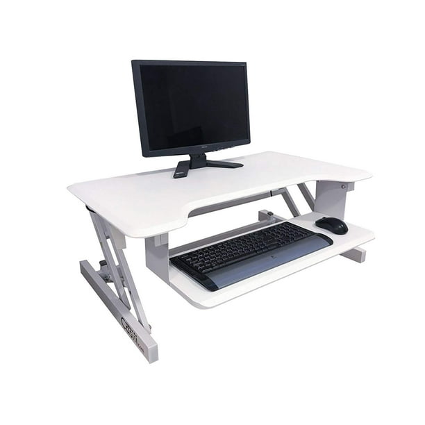 Casiii Height Adjustable Standing Desk Riser Sturdy Sit Stand