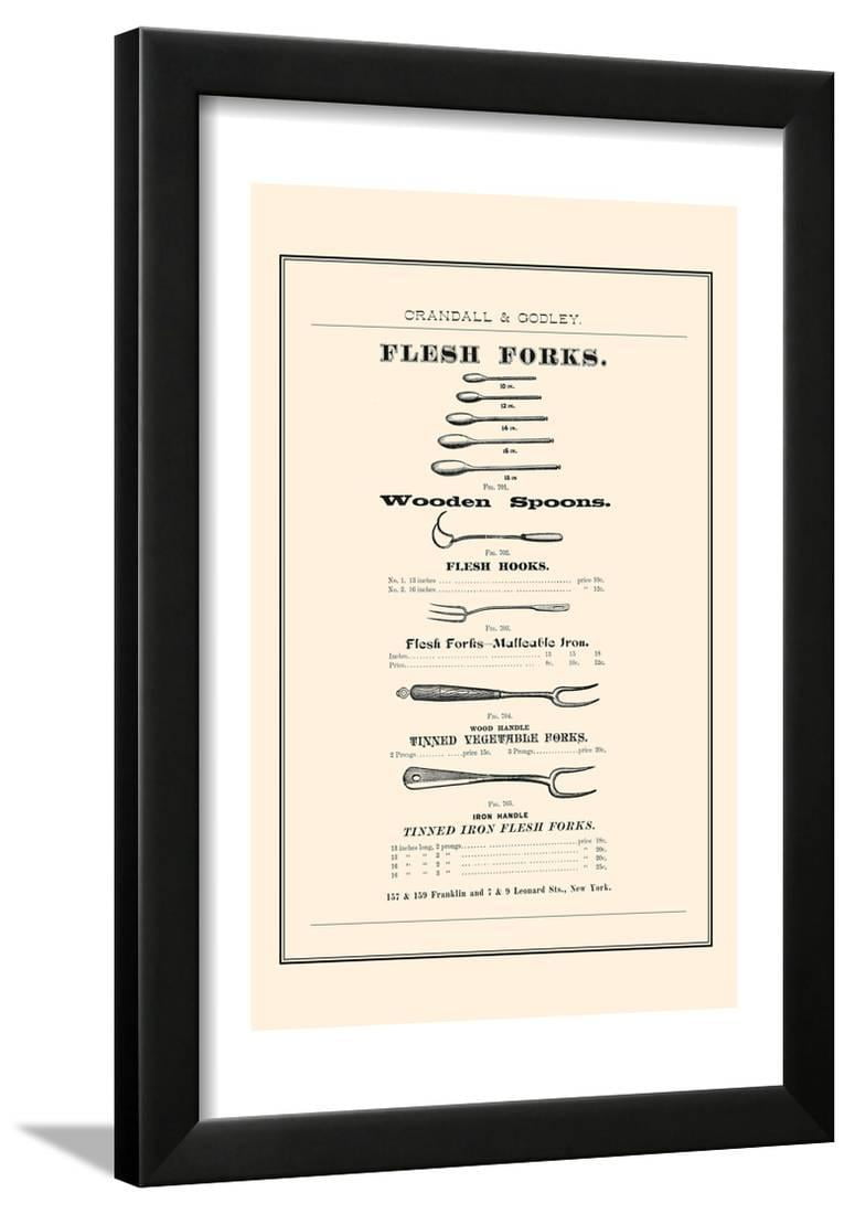 Flesh Forks Framed Print Wall Art Walmart Com