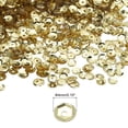 thumbnail image 2 of Uxcell Loose Sequins 0.16" Silver Backed Sequins 3000Pcs Cup Sequins Embroidery Sequins for Jewelry Making Light Gold, 2 of 4
