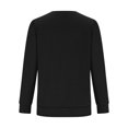 thumbnail image 5 of Timegard Blouse for Women Puff Long Sleeve Round Neck Tops Fall Winter Casual Comfy Basic Tee Tops, 5 of 9