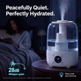 thumbnail image 4 of 4L Humidifiers for Bedroom, 30H Runtime, 28 dB Quiet, Precise Humidity Control, Easy to Refill & Clean, Nightlight, Cool Mist Humidifiers for Large Rooms, 4 of 7