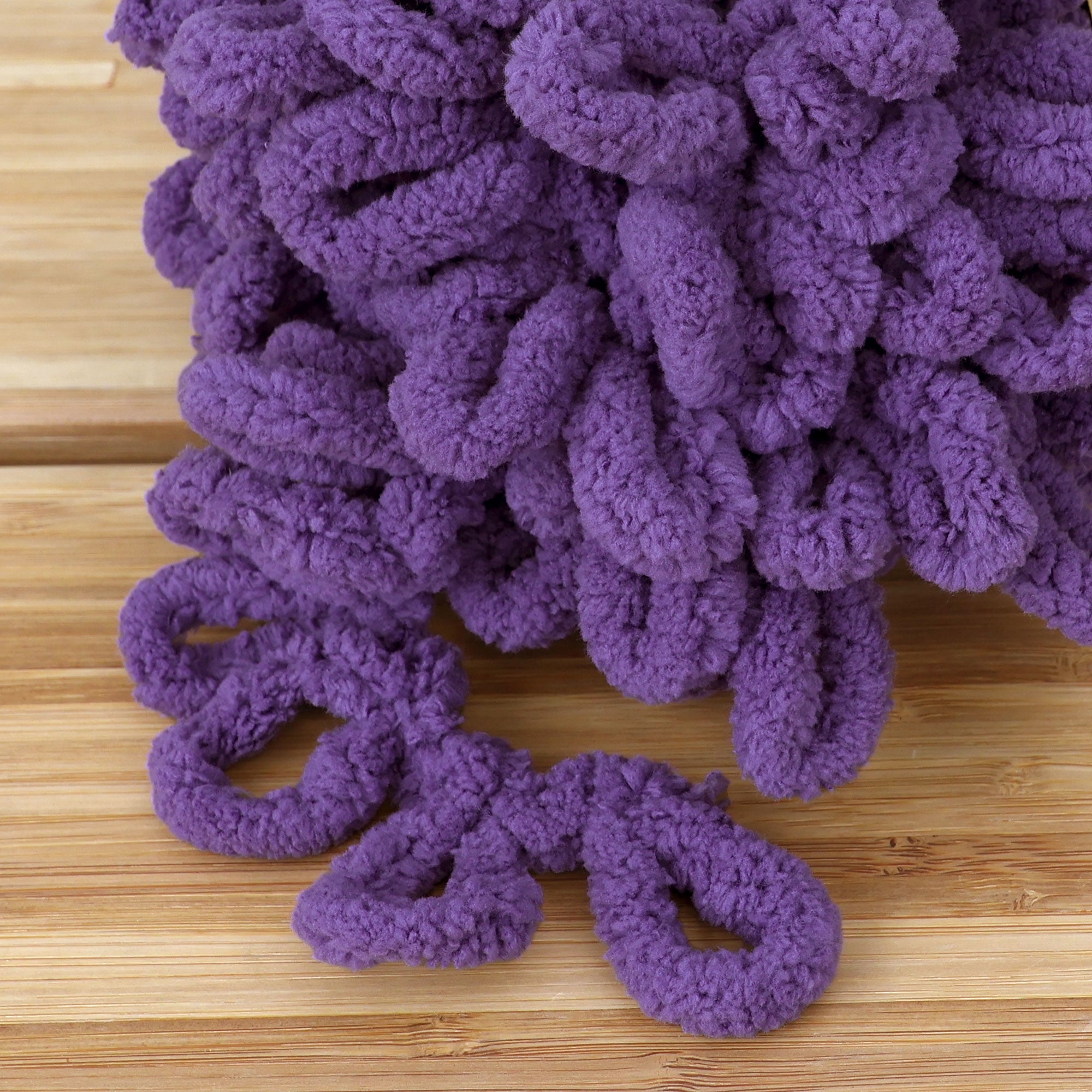 ☆人気☆【RONRON】☆RASPBERRY STRING KNIT BA.G☆ JubileeYarn Fun Finger Loops Yarn - Jumbo Polyester - 100g
