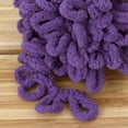 thumbnail image 3 of JubileeYarn Fun Finger Loops Yarn - Jumbo Polyester - 100g/Skein - Ultra Violet - 4 Skeins, 3 of 6