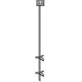 thumbnail image 2 of Tie Down Ground Anchor 59095 Iron Root Double Head; Class II Tested Force-550 Pound Soil Class; 3/4 Inch Diameter x 30 Inch Length; 4 Inch Double Helix; Black Painted, 2 of 2